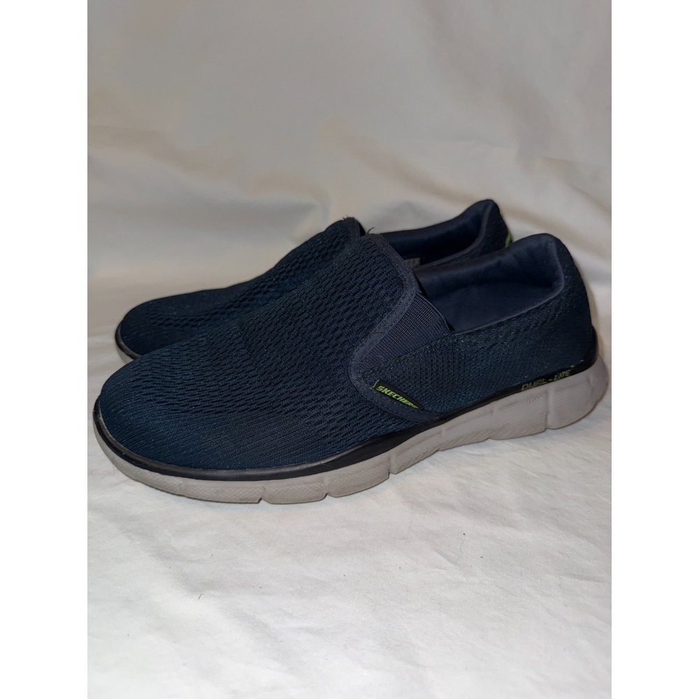Skechers Equalizer Double Play 51509-NVY Men's Sneaker Navy Casual Slip On Sz. 9